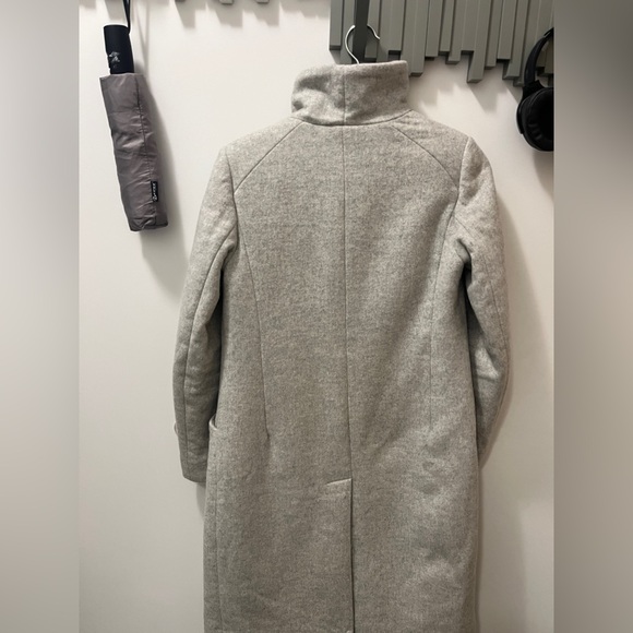 Wilfred cocoon wool coat (size xs) in heather grey - Picture 6 of 10